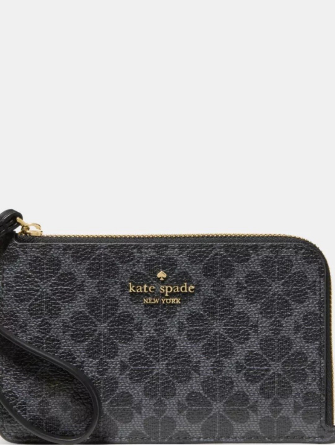 Kate Spade Black Floral Lucy Wrislet Nwt